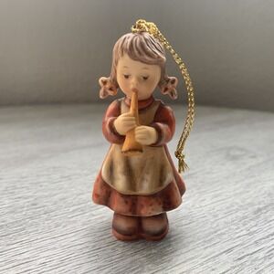 Goebel Berta Hummel - Girl with Recorder - Christmas Ornament Figurine 2000
